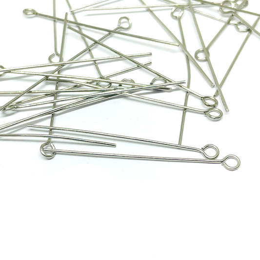 Vástagos Acero Quirúrgico con Argolla - 40mm - 5gr