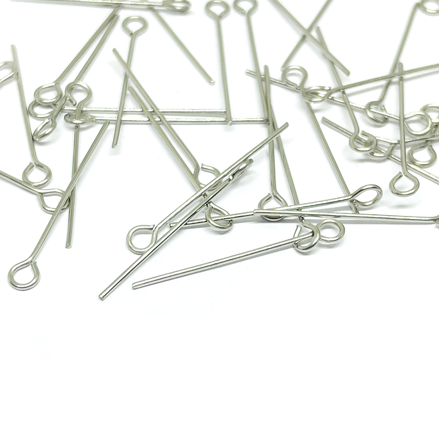 Vástagos Acero Quirúrgico con Argolla - 25mm - 5gr