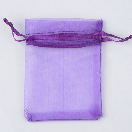 Bolsa de Organza 7x9cm - Set 10und - Color a Elección