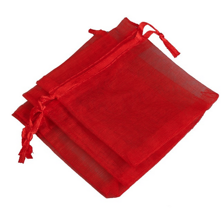 Bolsa de Organza 9x12cm - Set 10und - Color a Elección