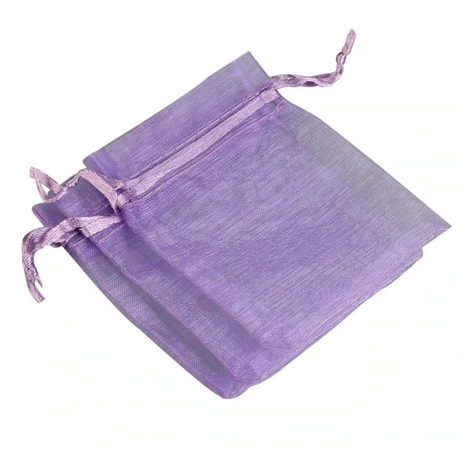 Bolsa de Organza 9x12cm - Set 10und - Color a Elección