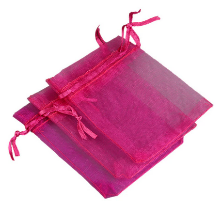 Bolsa de Organza 9x12cm - Set 10und - Color a Elección