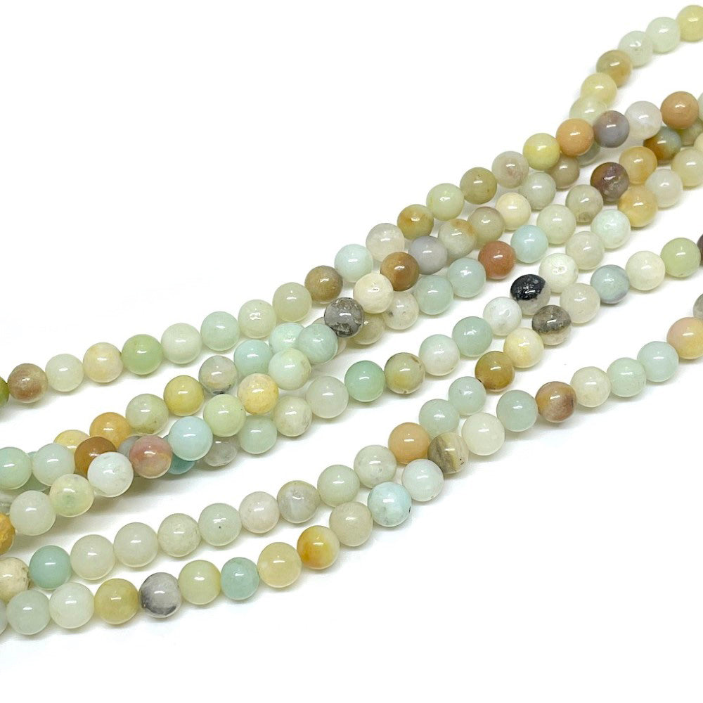 Amazonita - 6mm - 55 cuentas aprox.