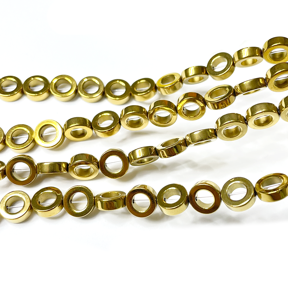 Hematita Aros - Dorado - 8mm