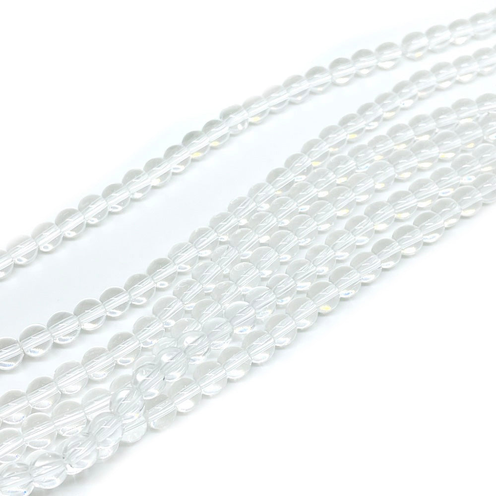 Cuarzo Cristal - 6mm - 55 cuentas aprox.