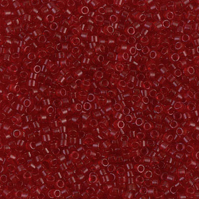 Délica Miyuki - 11/0 - 3gr. | DB774 Rojo Intenso Translúcido