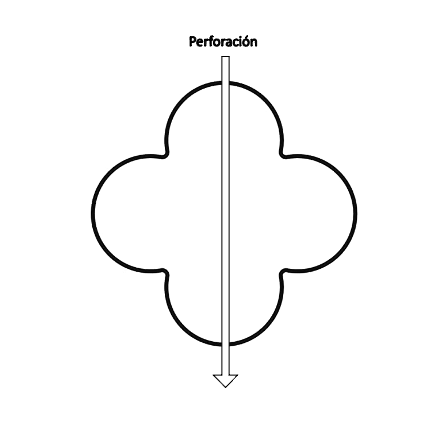 Set de Piedras Flor - Agata Blanca - 13mm | 4und