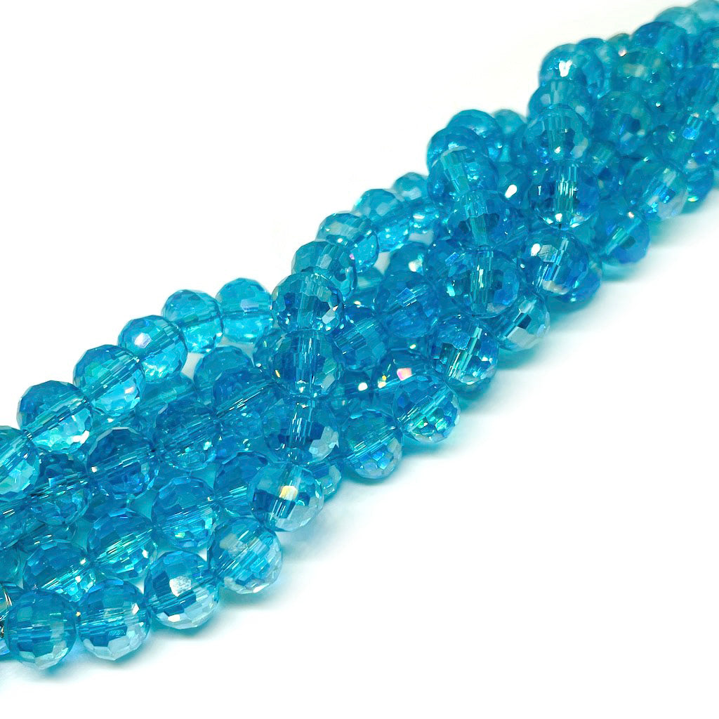 Cristal Redondo - 8mm - Calipso Tornasol