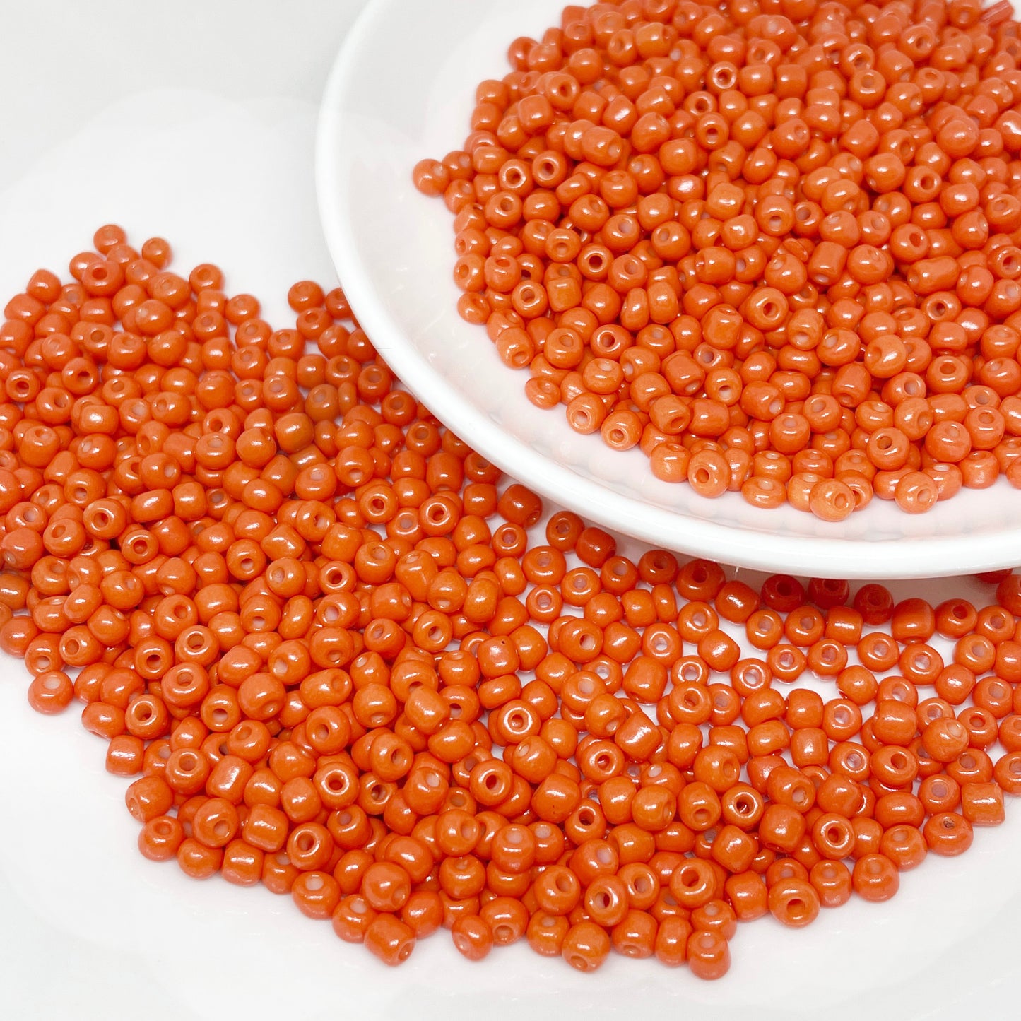 Mostacillón 6/0 - 4mm - 30gr - Naranja Oscuro