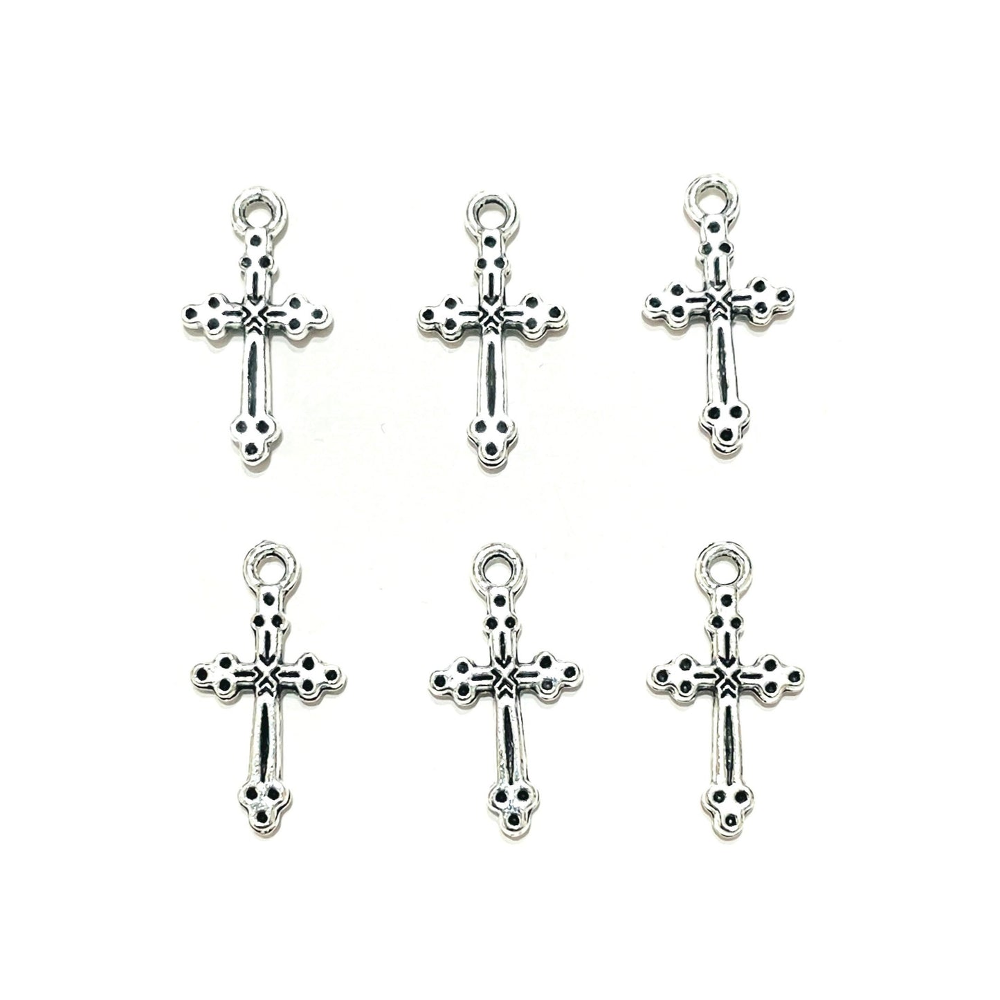 Colgantes Religiosos - Cruz - Modelo 10 - 20mm - 8und.