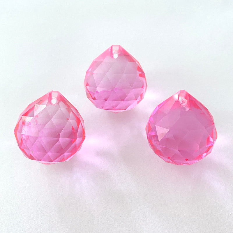 Set de Prismas - 3und - 30mm - Rosado