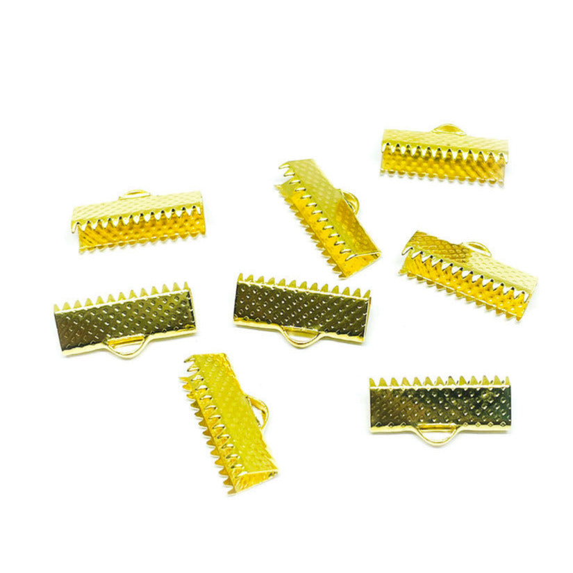 Terminal de cinta - 16mm - Dorado - 12und