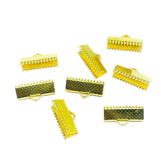 Terminal de cinta - 16mm - Dorado - 12und