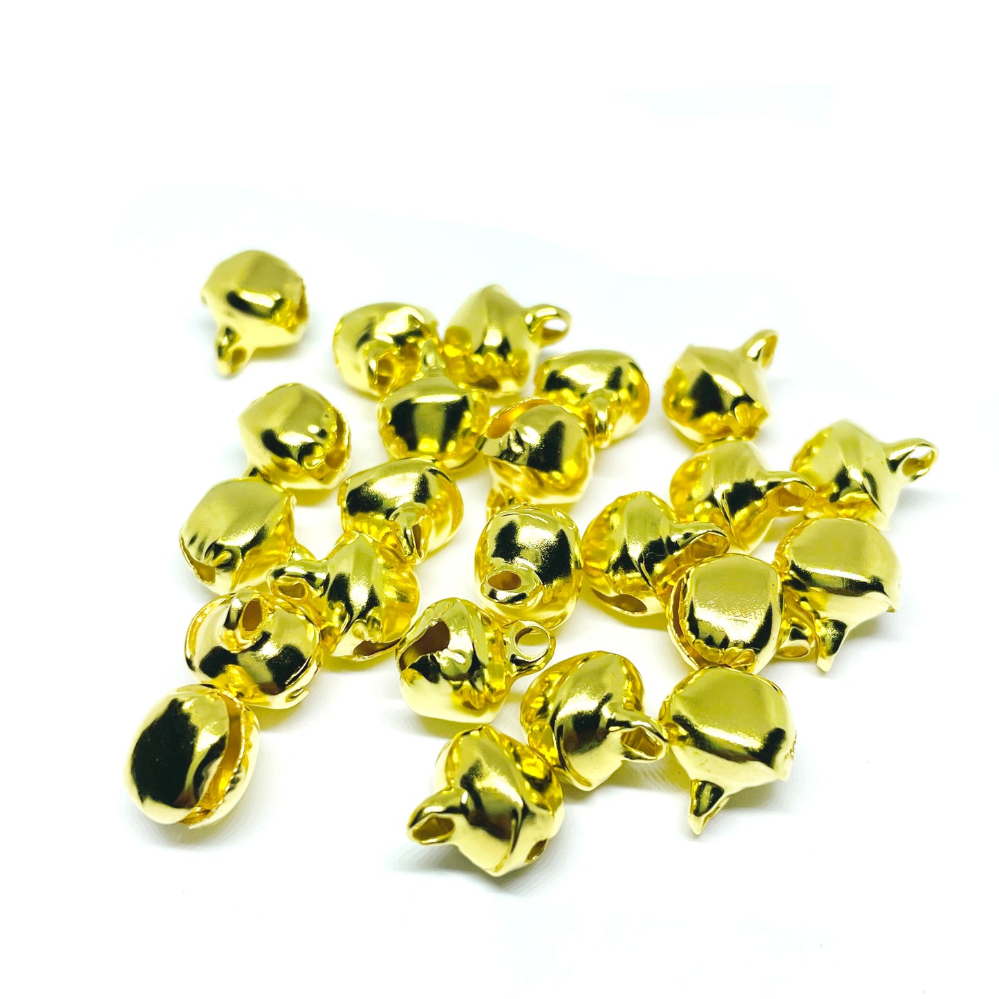 Cascabeles Dorados - 10mm - 10 unidades