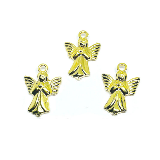 Colgantes Religiosos - Ángel - Modelo 3 Dorado - 16mm - 3und.