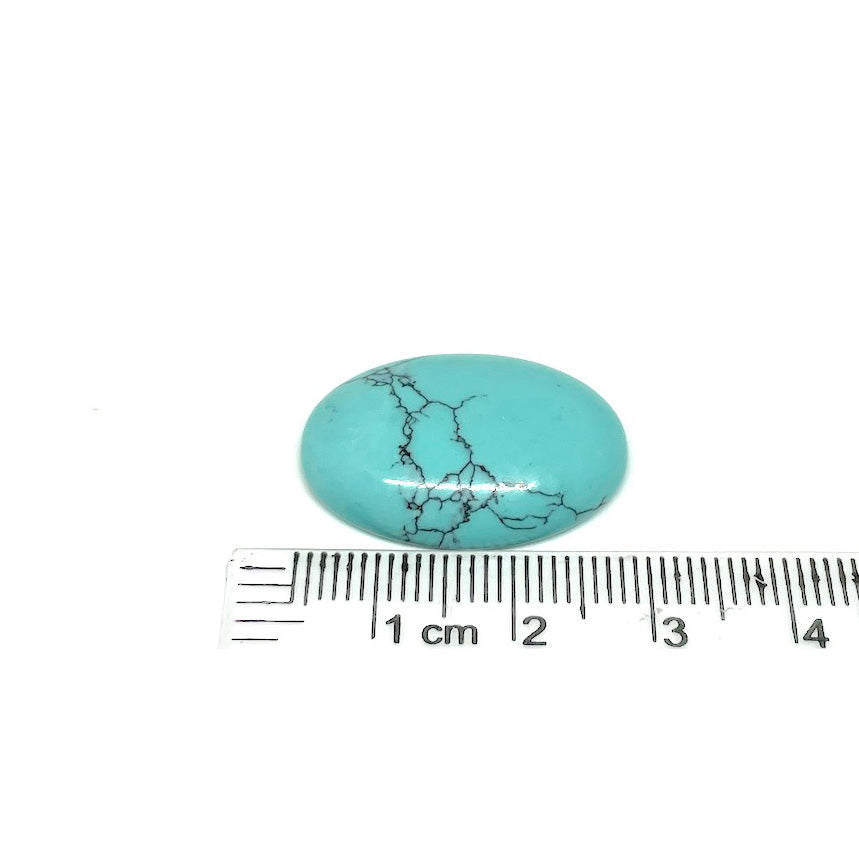 Cabuchón de piedra Ovalado - 18x25mm - Turquesa