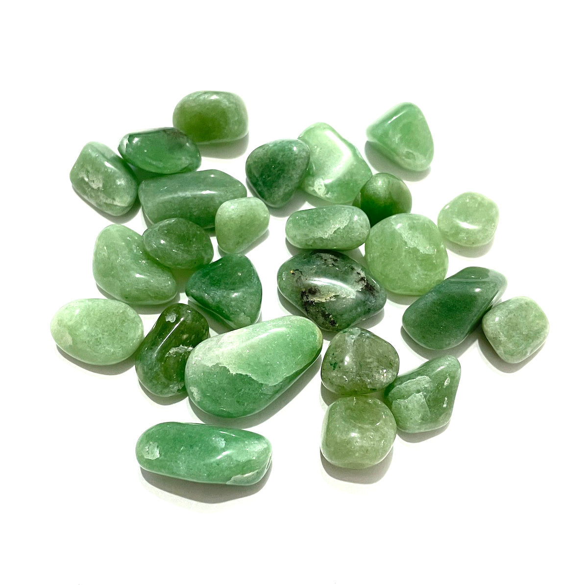 Piedra Rodada Natural | 100gr - Jade Verde