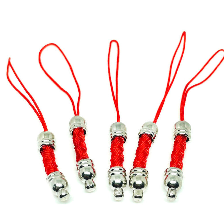 Cordón Grueso Celular Doble casquete - 5 und - Rojo