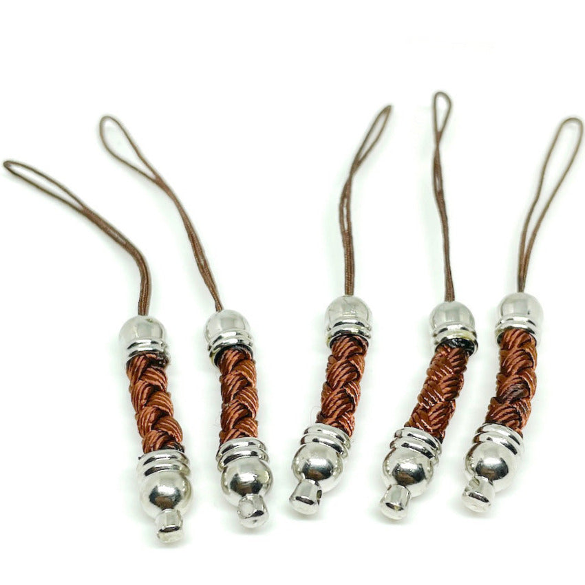 Cordón Grueso Celular Doble casquete - 5 und - Café