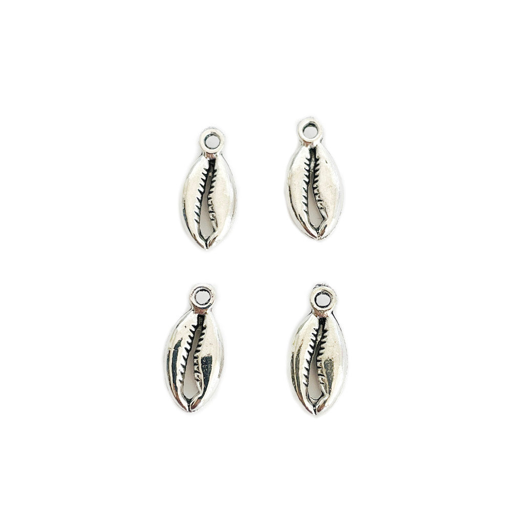 Colgante Conchita Plateado - 14mm - 4und