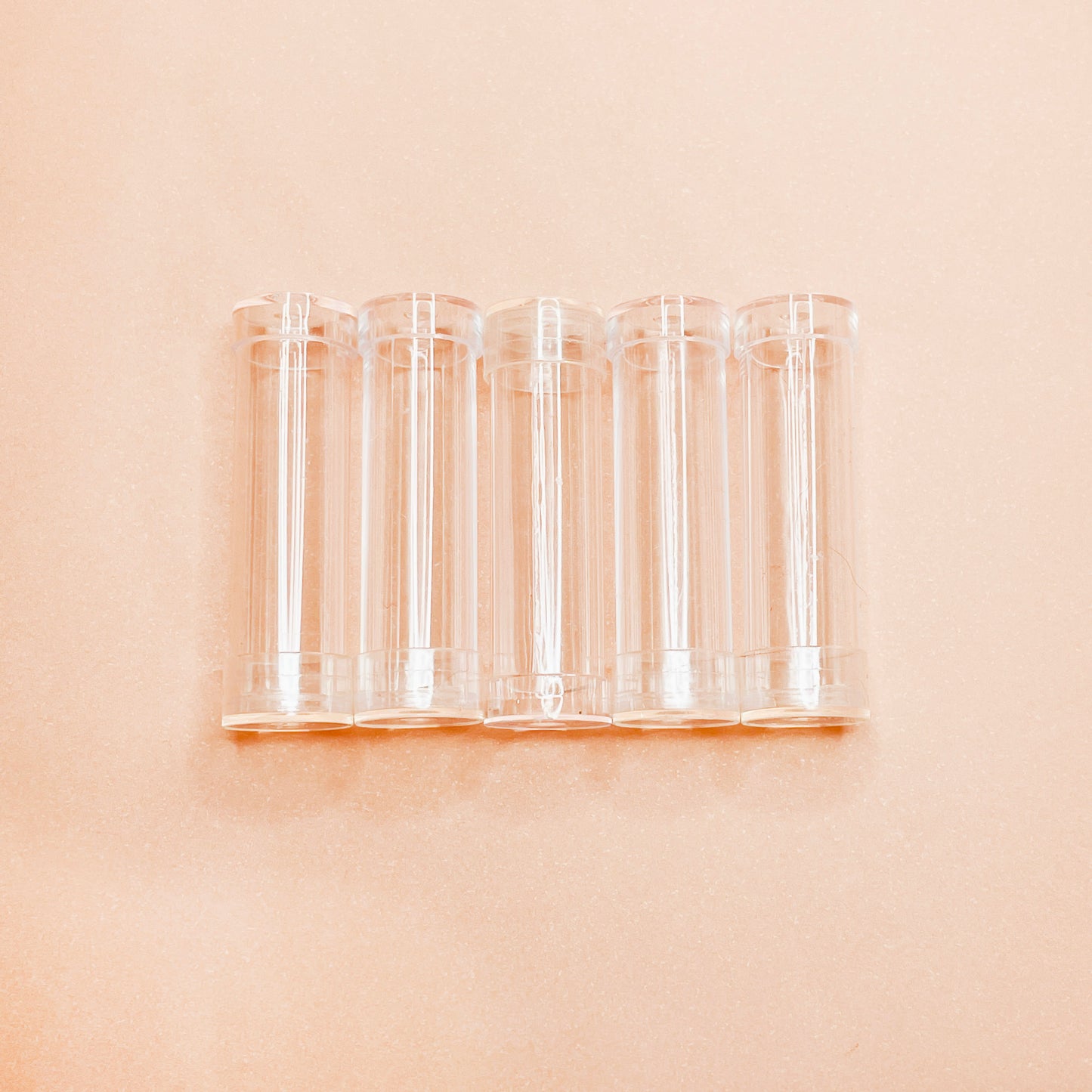Frascos-Tubos para almacenaje - 5,5cm - Set 5und