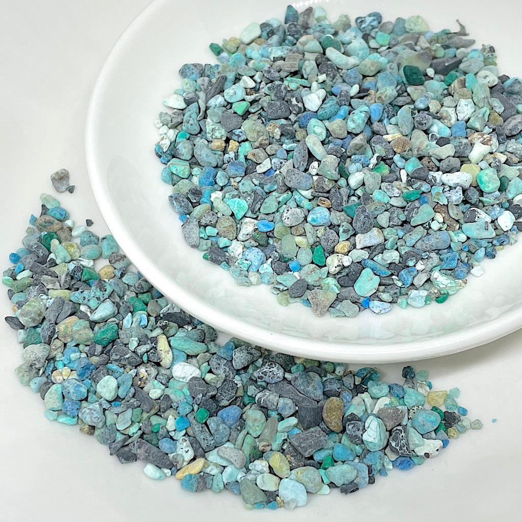 Piedra Natural Picada Para Orgones 100gr | Crisocola