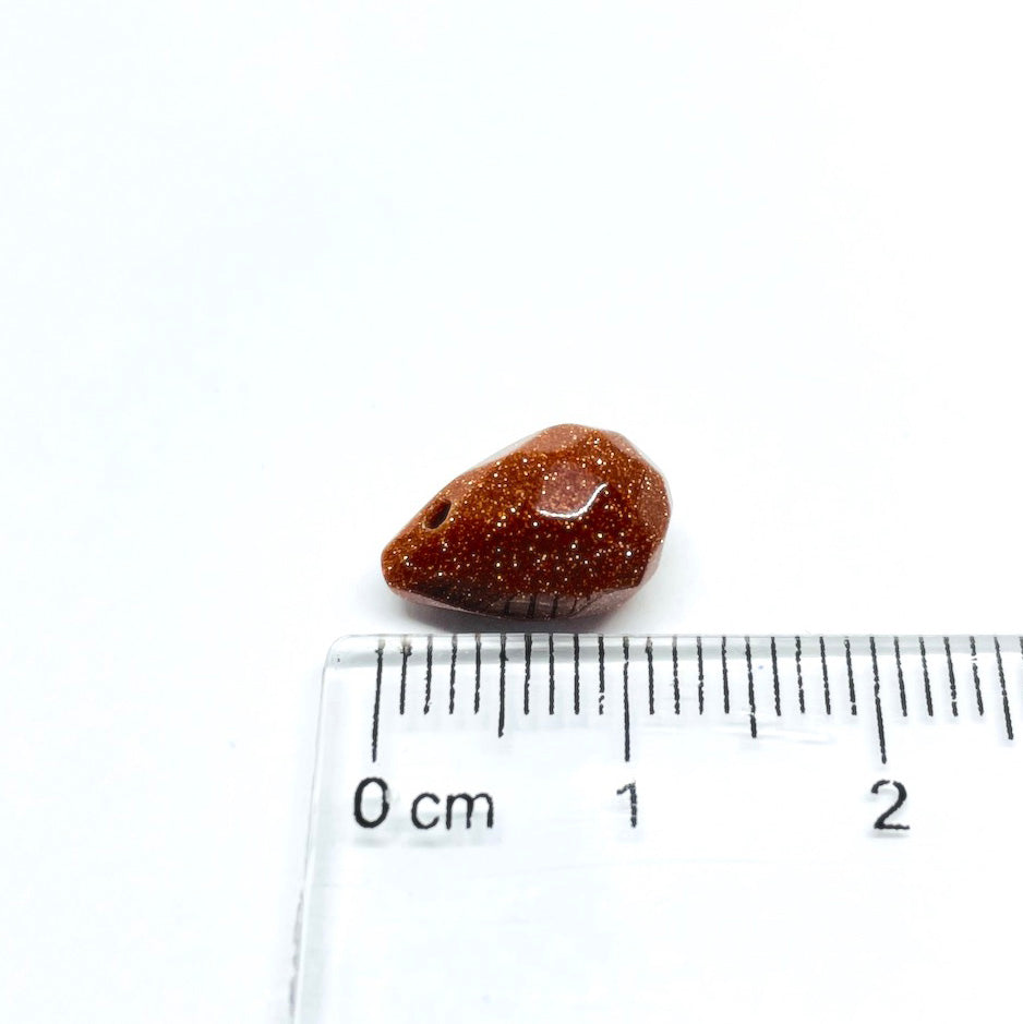 Set gotas de piedra - 12x8mm - Piedra del Sol - 6 und