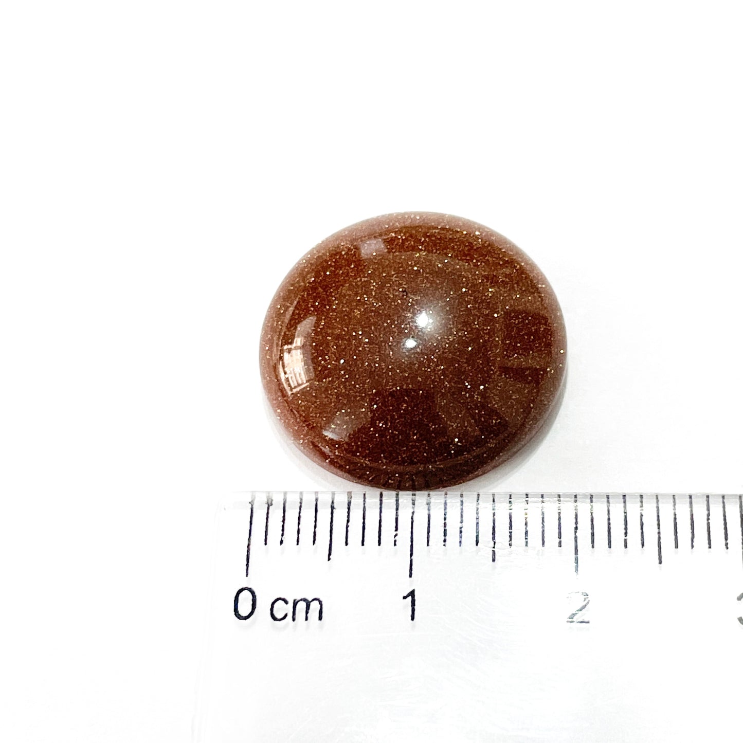 Cabuchón de piedra Redondo - 20mm - Piedra del Sol