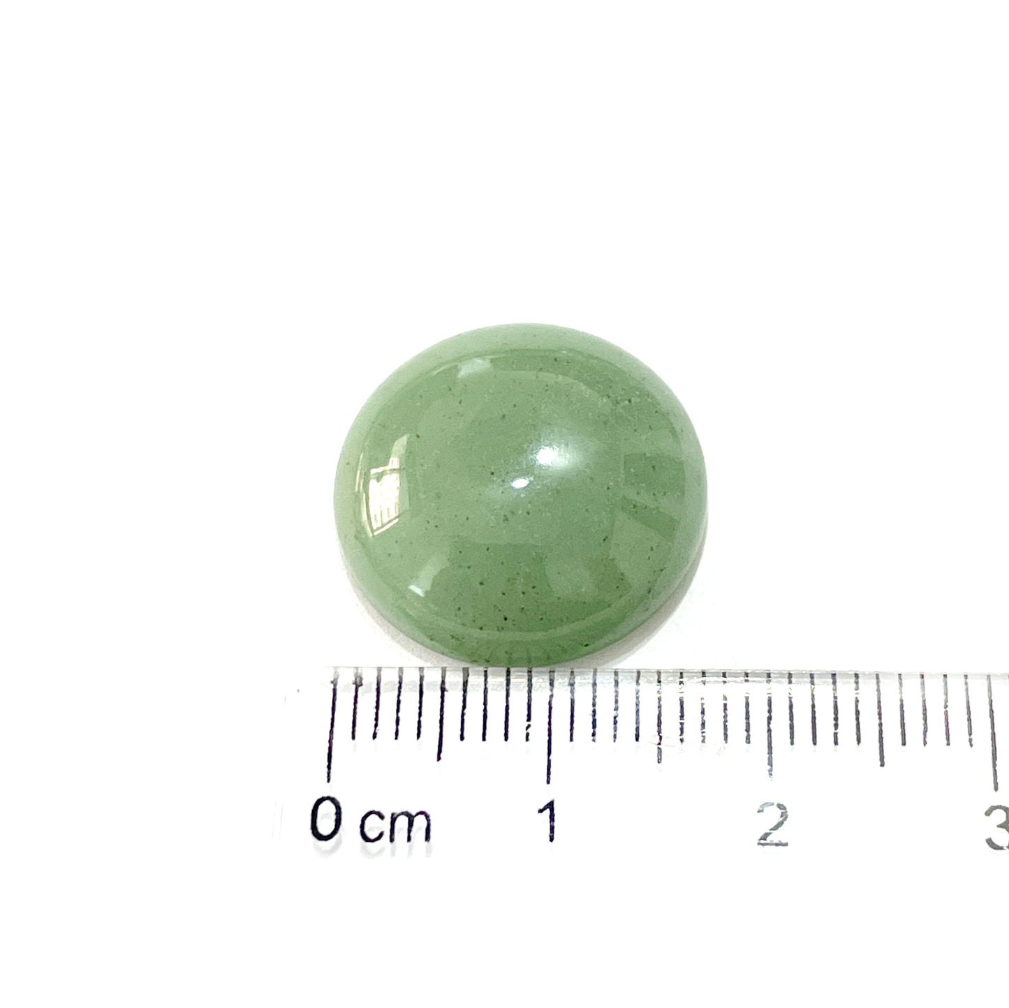 Cabuchón de piedra Redondo - 18mm - Jade