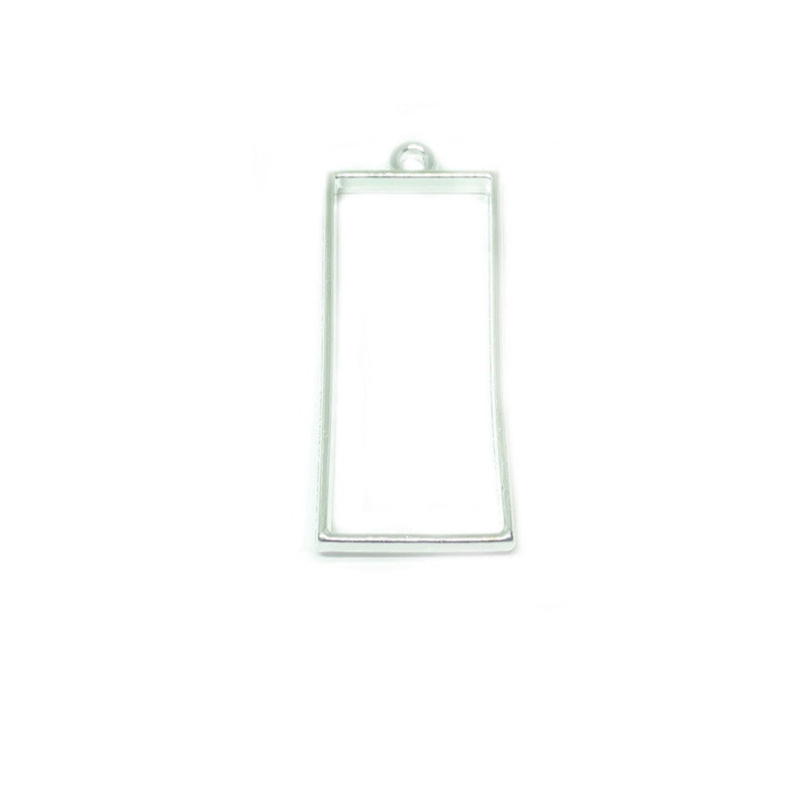 Base Hueca Rectangular - Plateado - 20x49mm - 1und