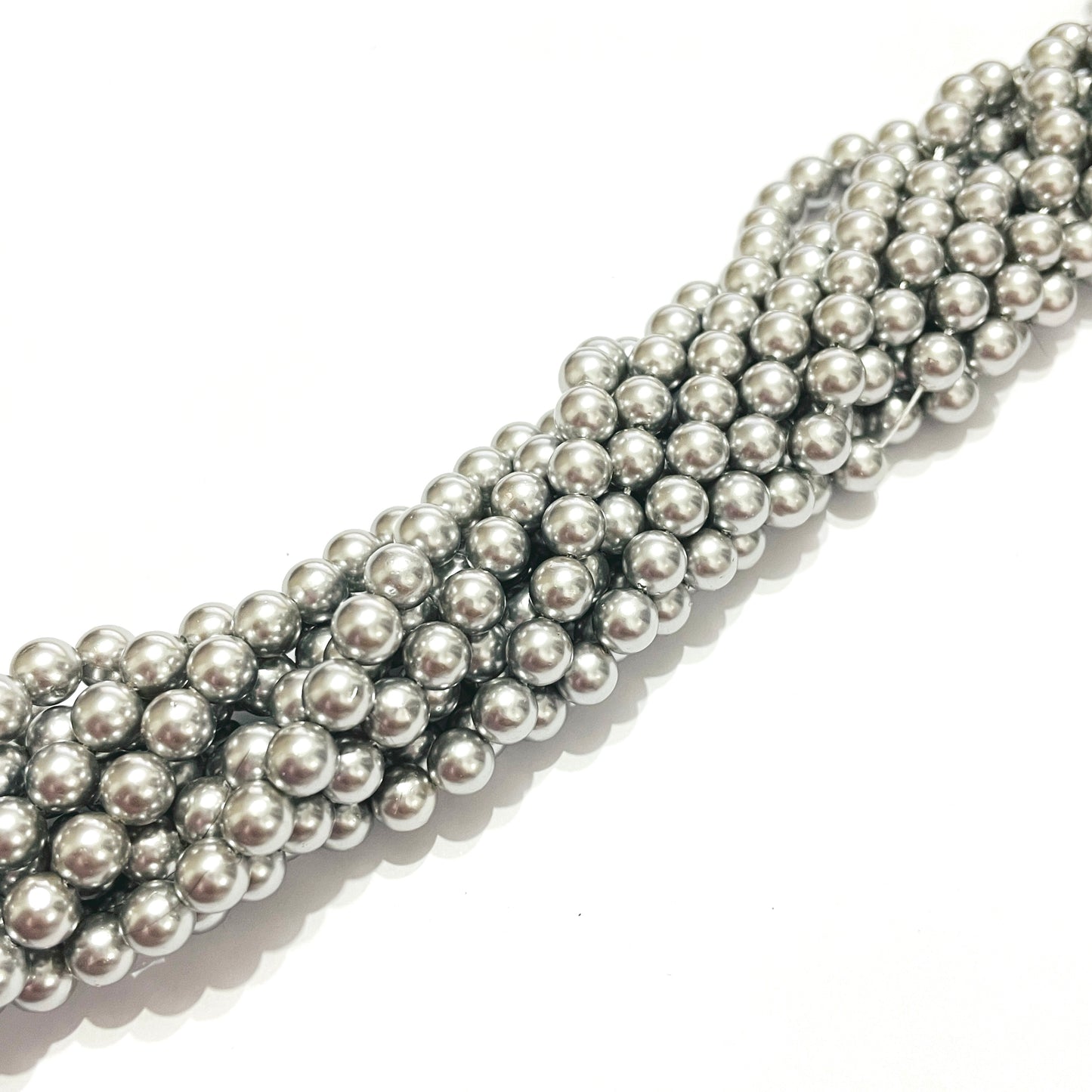 Perla Shell - Gris - 6mm