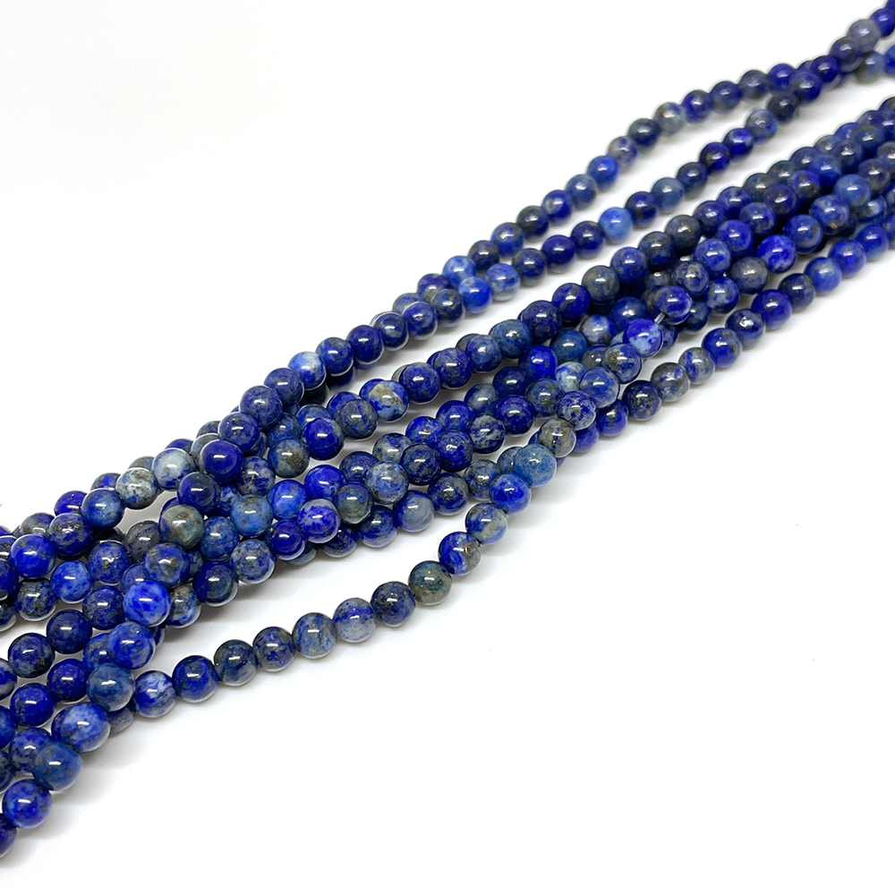 Lapislázuli - 4mm apx - 90 cuentas aprox.