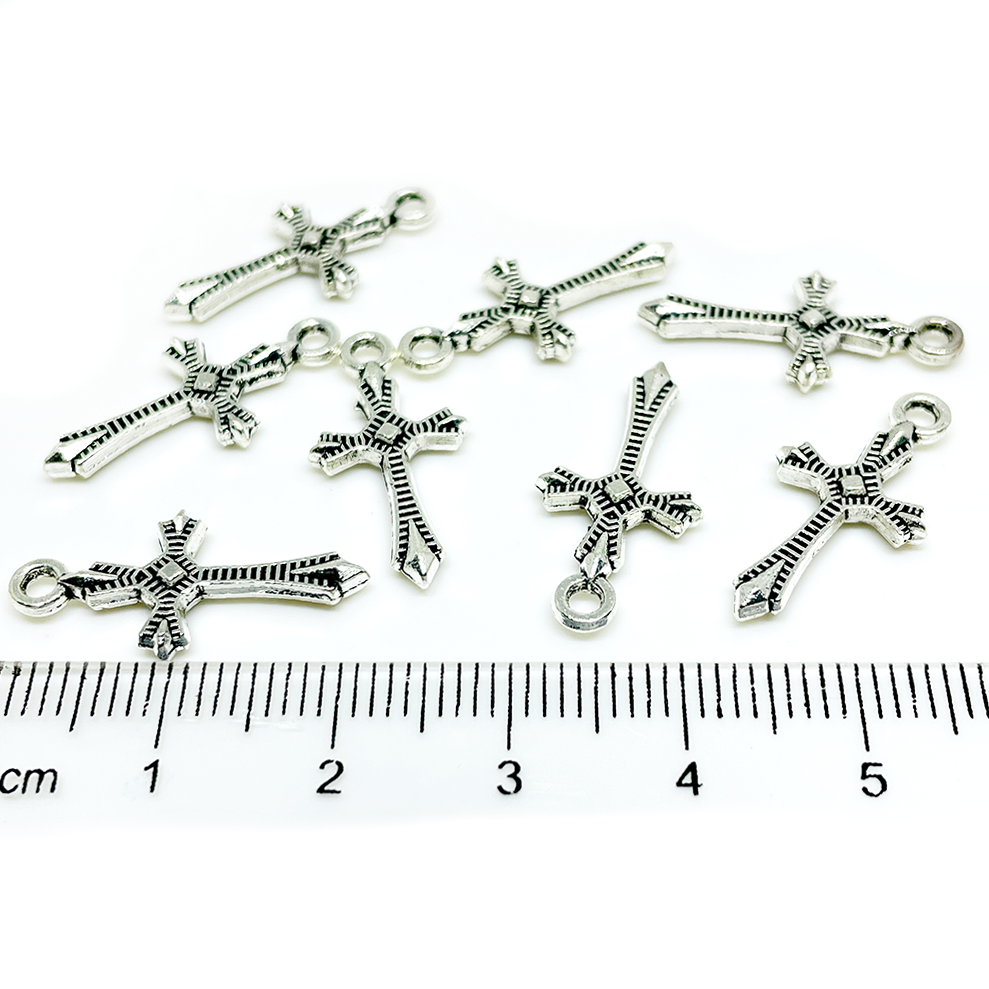 Colgantes Religiosos - Cruz - Modelo 1- 20mm - 10und.