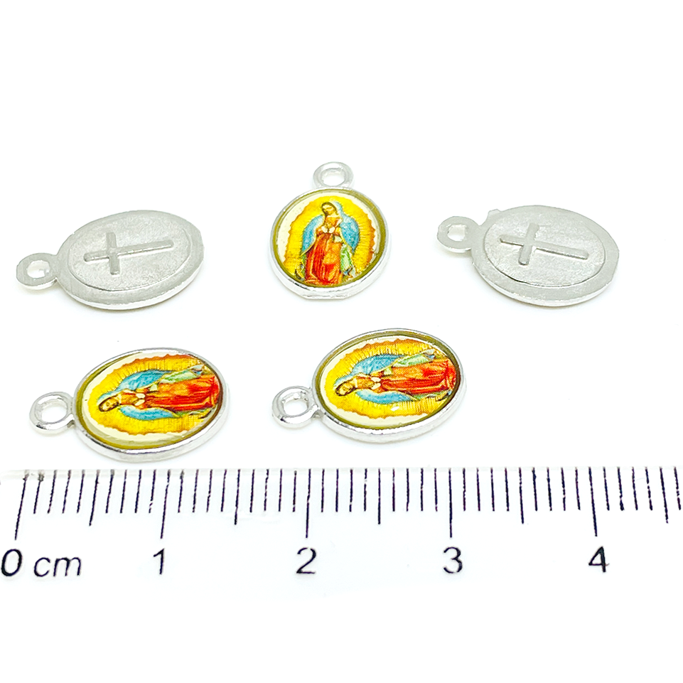 Medalla mini - Vírgen de Guadalupe - 11mm - 5und.