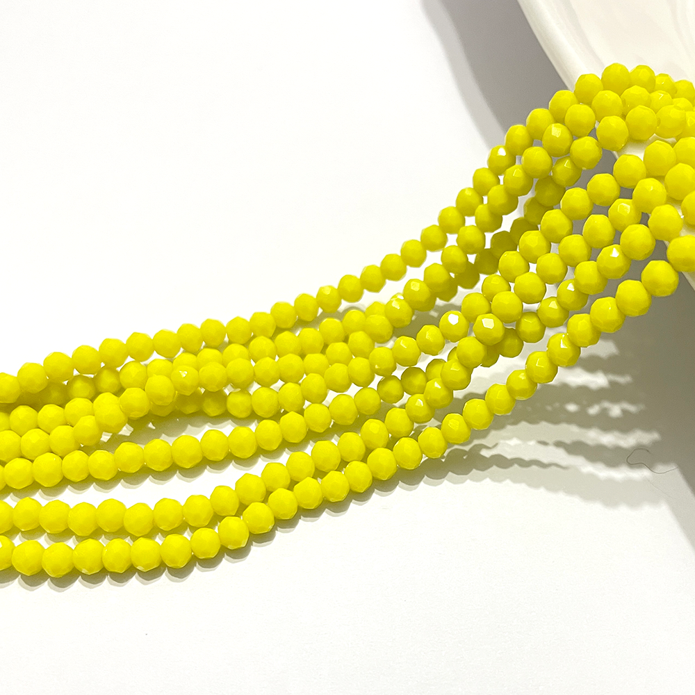 Cristal Chino - 4x3mm - Amarillo