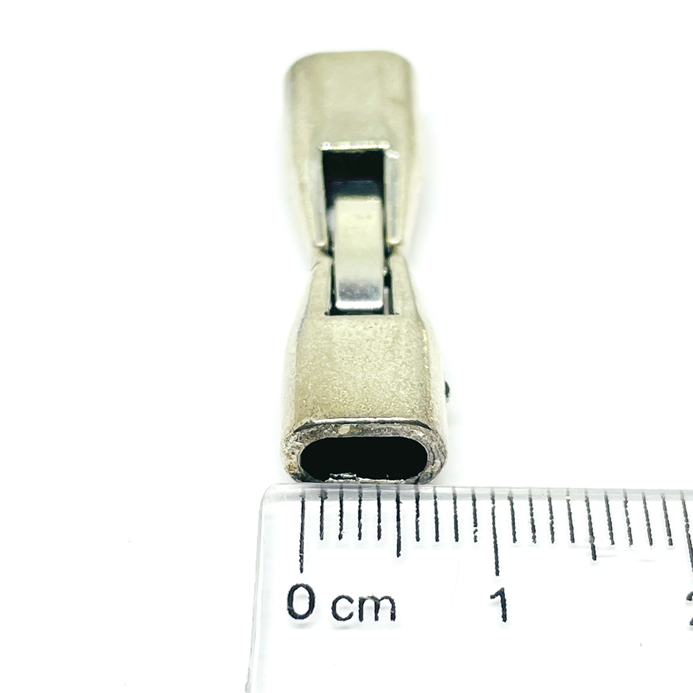 Broche tipo brazalete - 35mm - Plateado - 1und