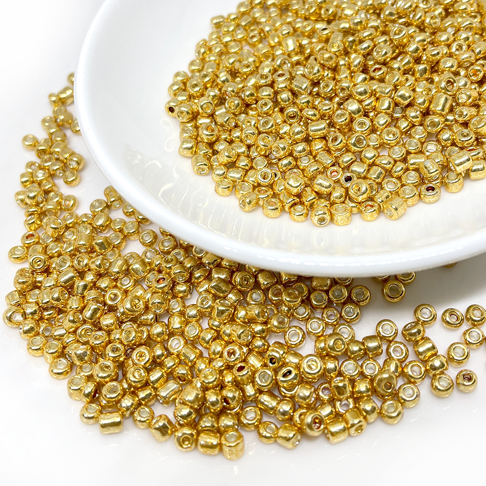 Mostacillón 6/0 - 4mm - 25gr - Dorado