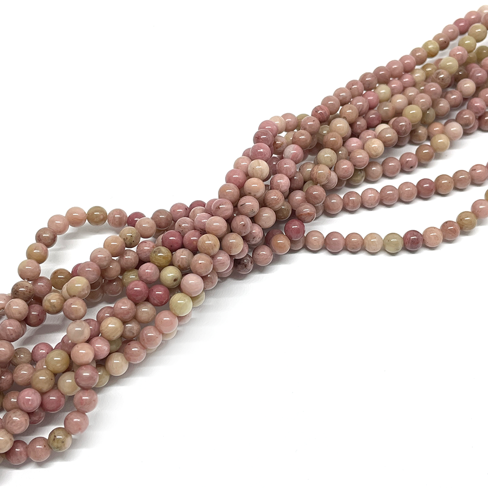 Rodocrosita - 4mm apx - 90 cuentas aprox.