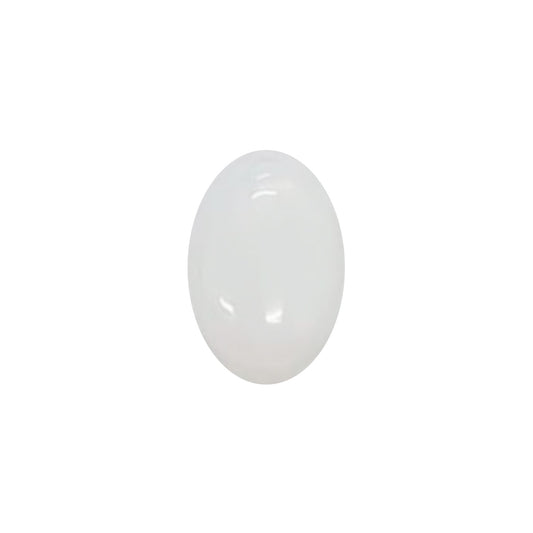 Cabuchón de piedra Ovalado - 15x20mm - Cuarzo Blanco