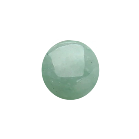 Cabuchón de piedra Redondo - 20mm - Jade