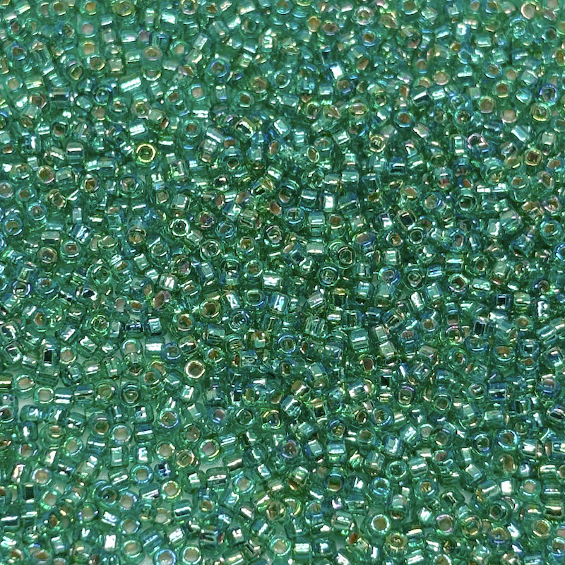 Mostacilla Calibrada China 10gr - RR05 - Verde Turquesa Tornasol
