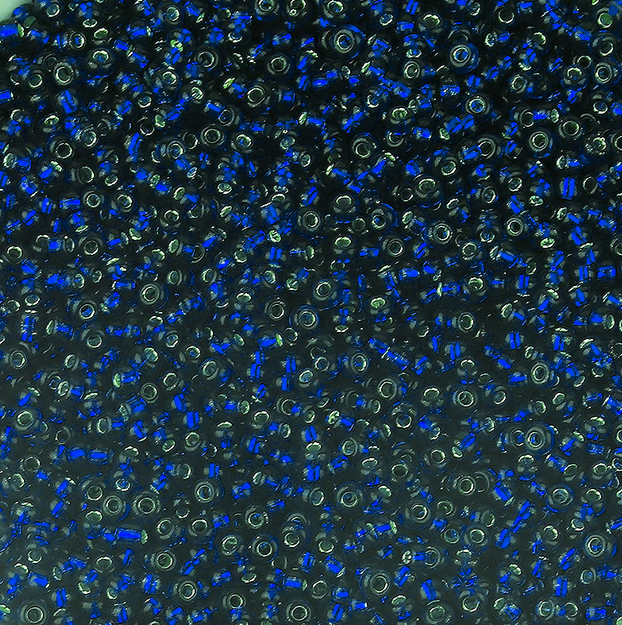 Mostacilla 8/0 - 3mm - 30gr - Azul Glass