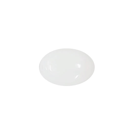 Cabuchón de piedra Ovalado - 18x25mm -Cuarzo Blanco