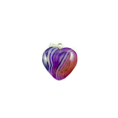 Colgante Corazón Piedra 20mm - A Elección