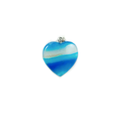 Colgante Corazón Piedra 20mm - A Elección