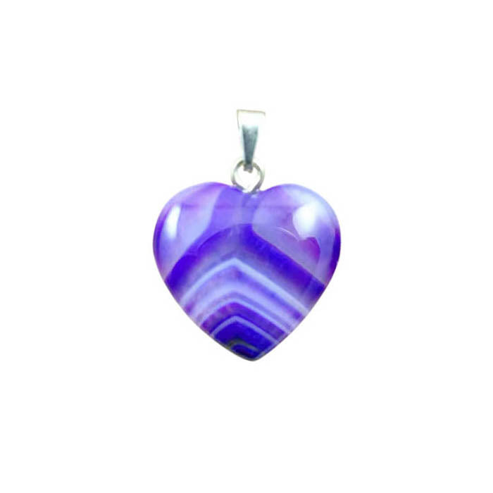 Colgante Corazón Piedra 20mm - A Elección