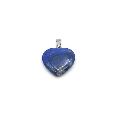Colgante Corazón Piedra de 25mm - 1und - A Elección
