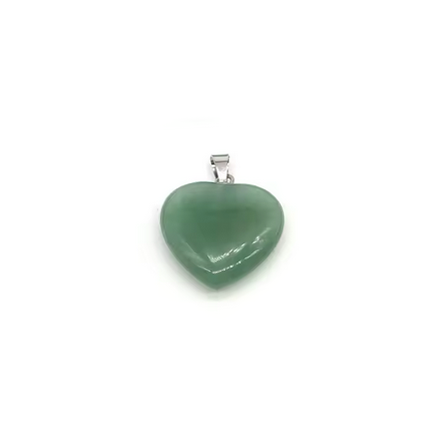 Colgante Corazón Piedra de 25mm - 1und - A Elección