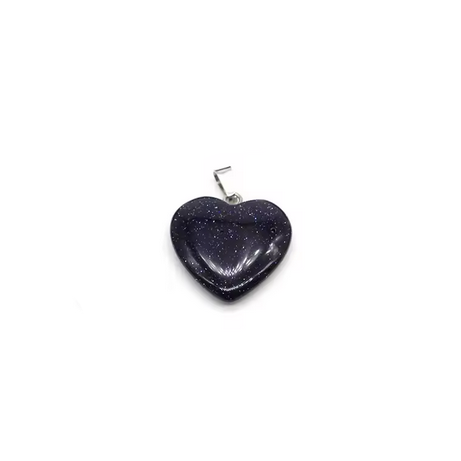 Colgante Corazón Piedra de 25mm - 1und - A Elección