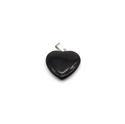 Colgante Corazón Piedra de 25mm - 1und - A Elección